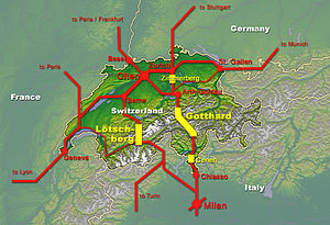 Il progetto AlpTransit in Svizzera